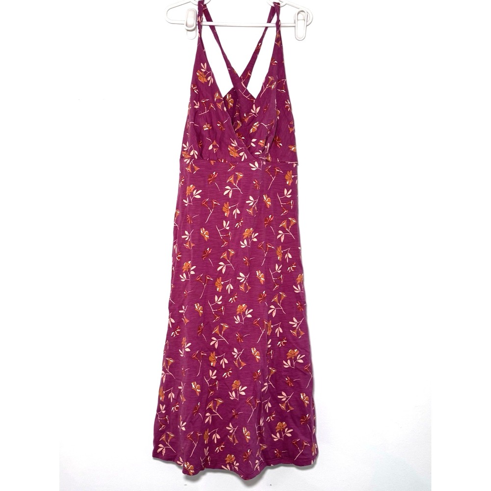 PATAGONIA Women's Dress S Crossback Sundress Floral Amber Dawn